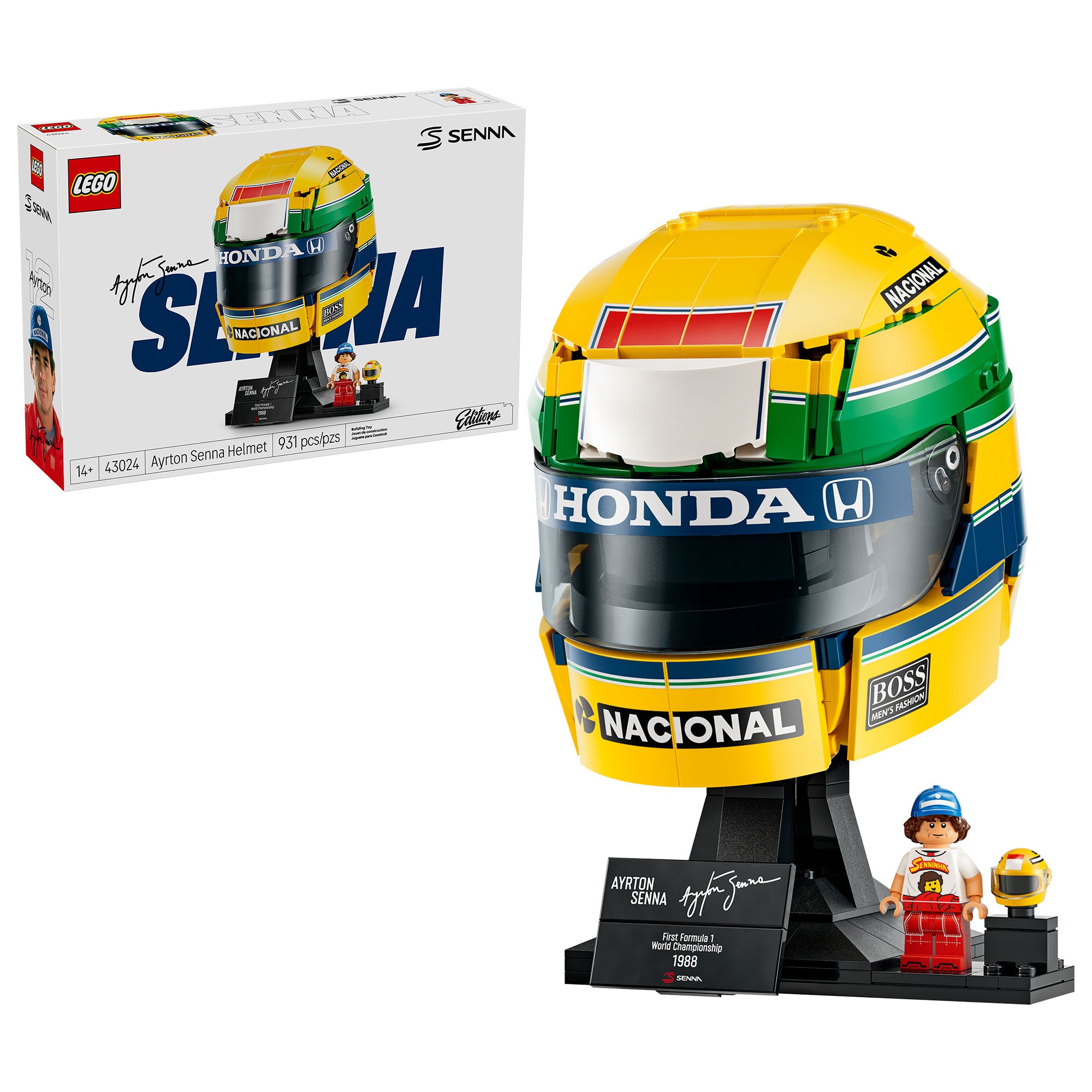 Casco de Ayrton Senna