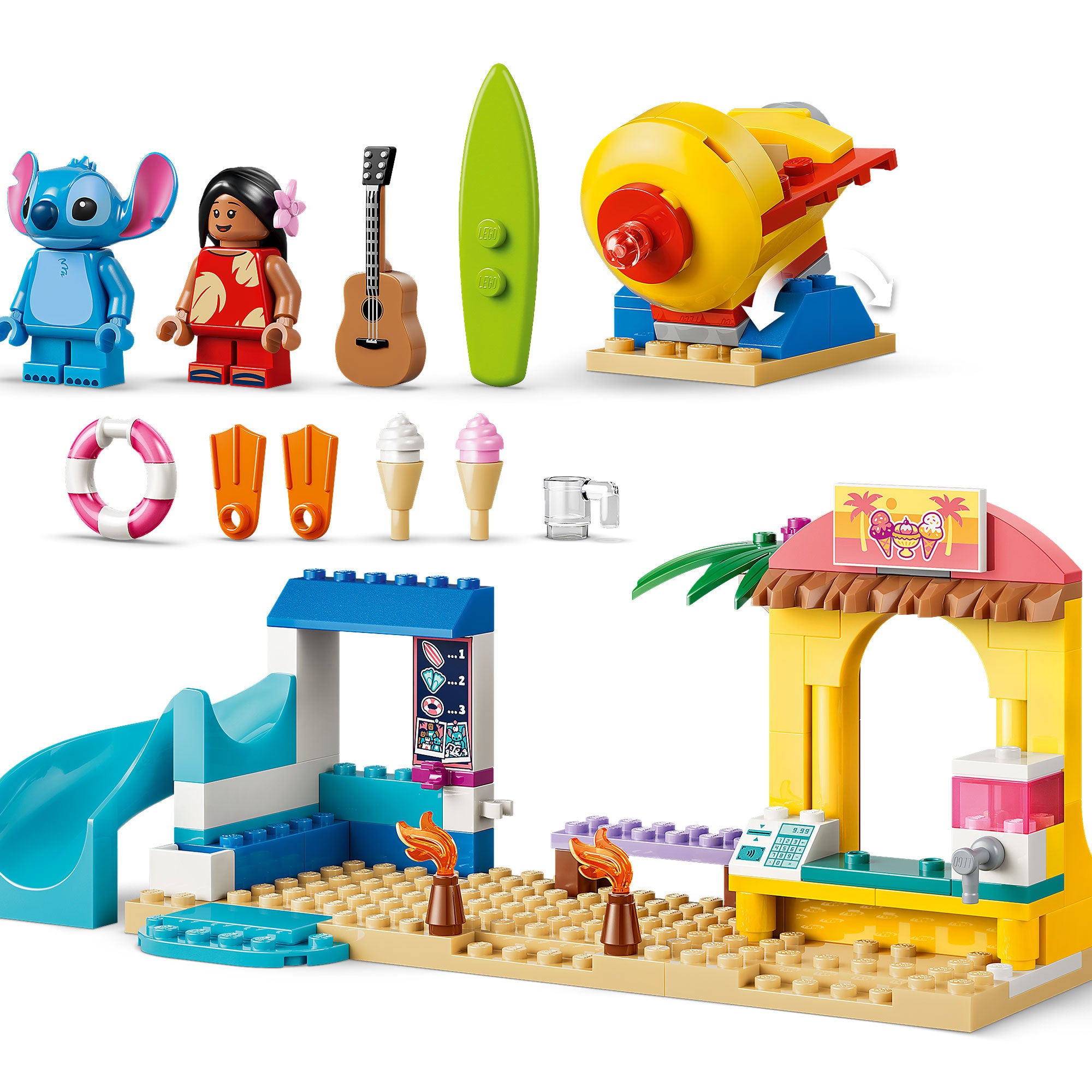 Diversión en la Playa con Lilo y Stitch