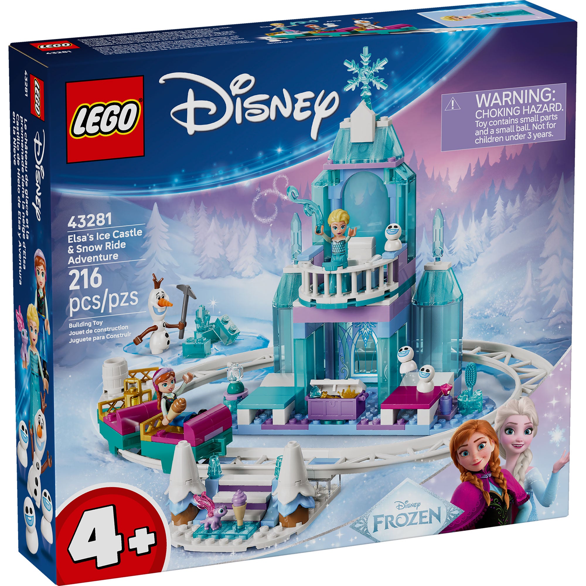 Castillo de Hielo de Elsa y Aventura en la Nieve