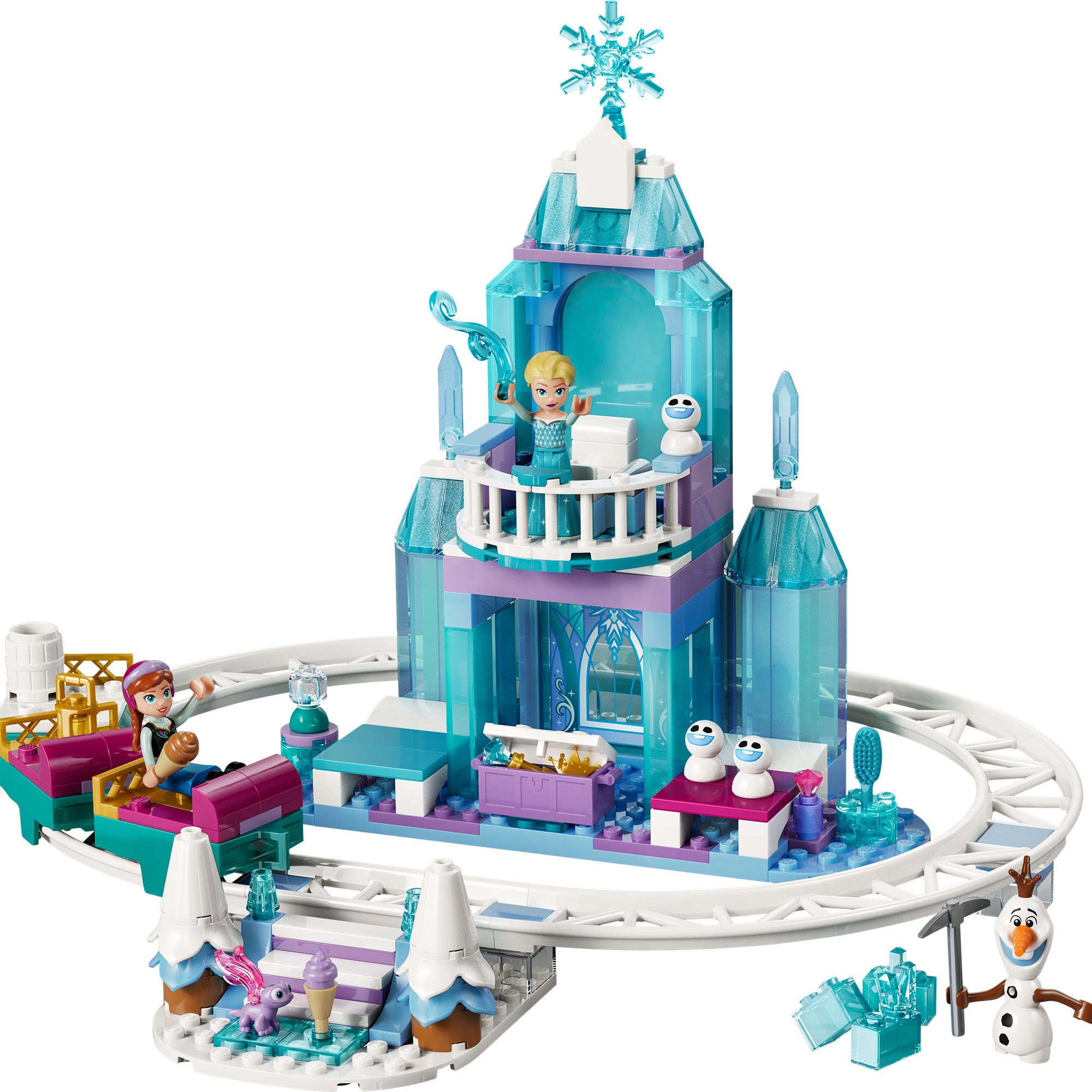 Castillo de Hielo de Elsa y Aventura en la Nieve