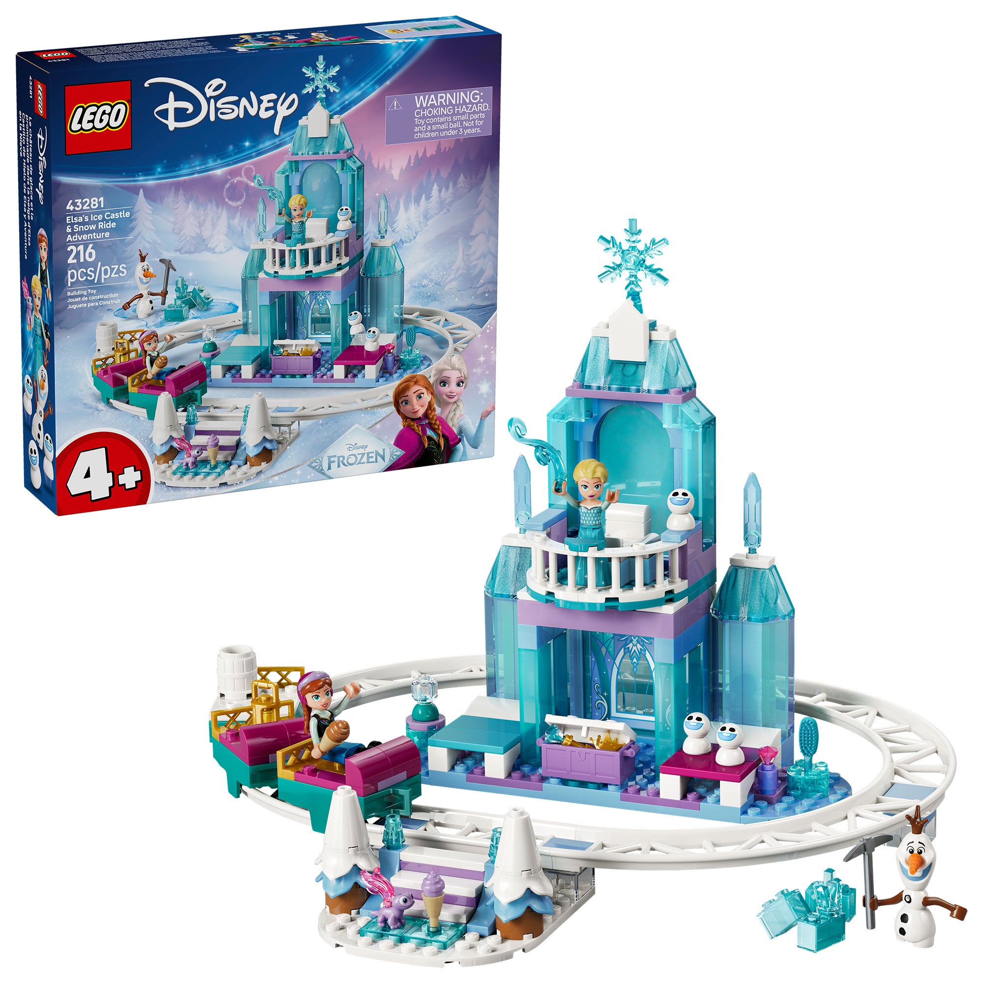 Castillo de Hielo de Elsa y Aventura en la Nieve