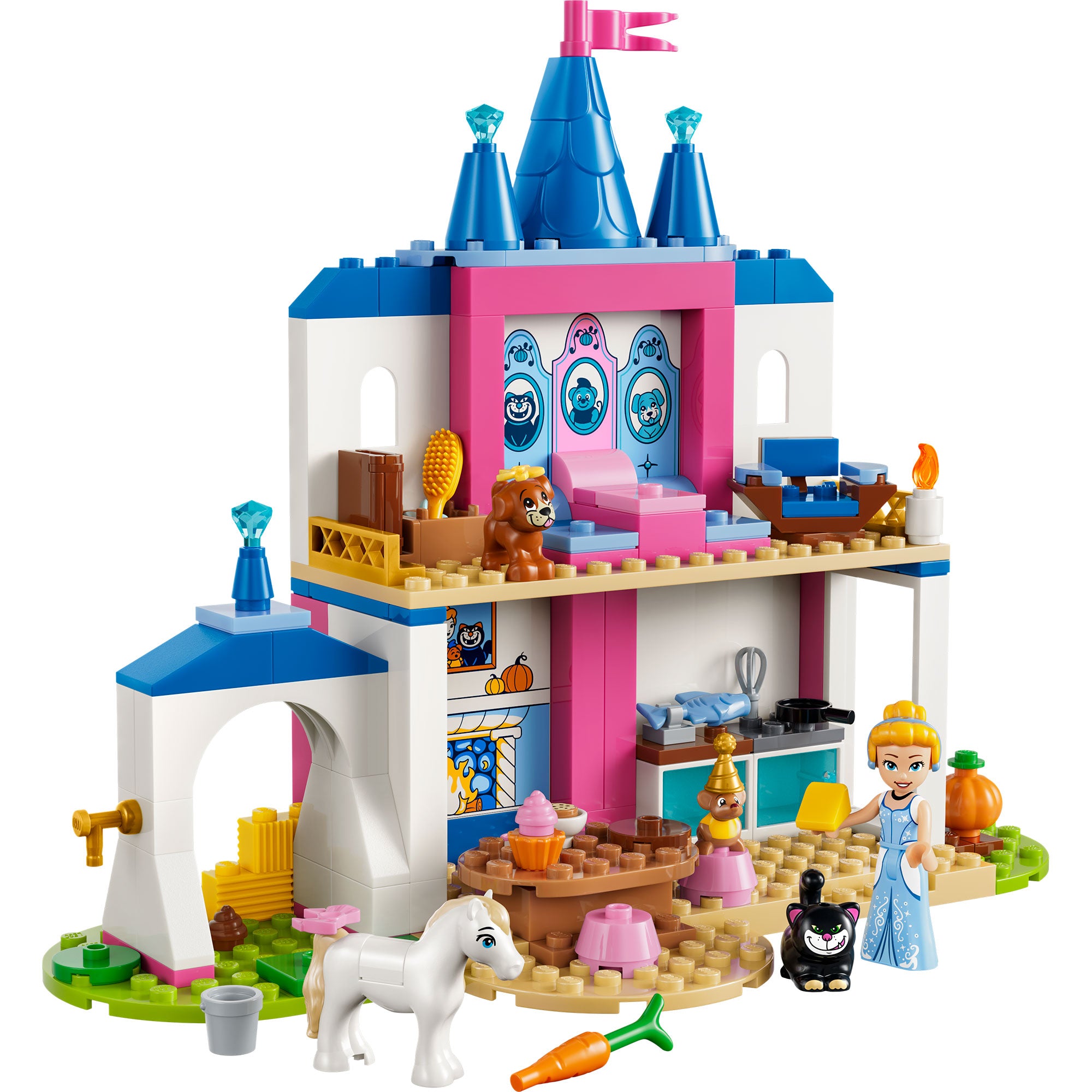 Castillo de Cenicienta y sus Amigos Animales