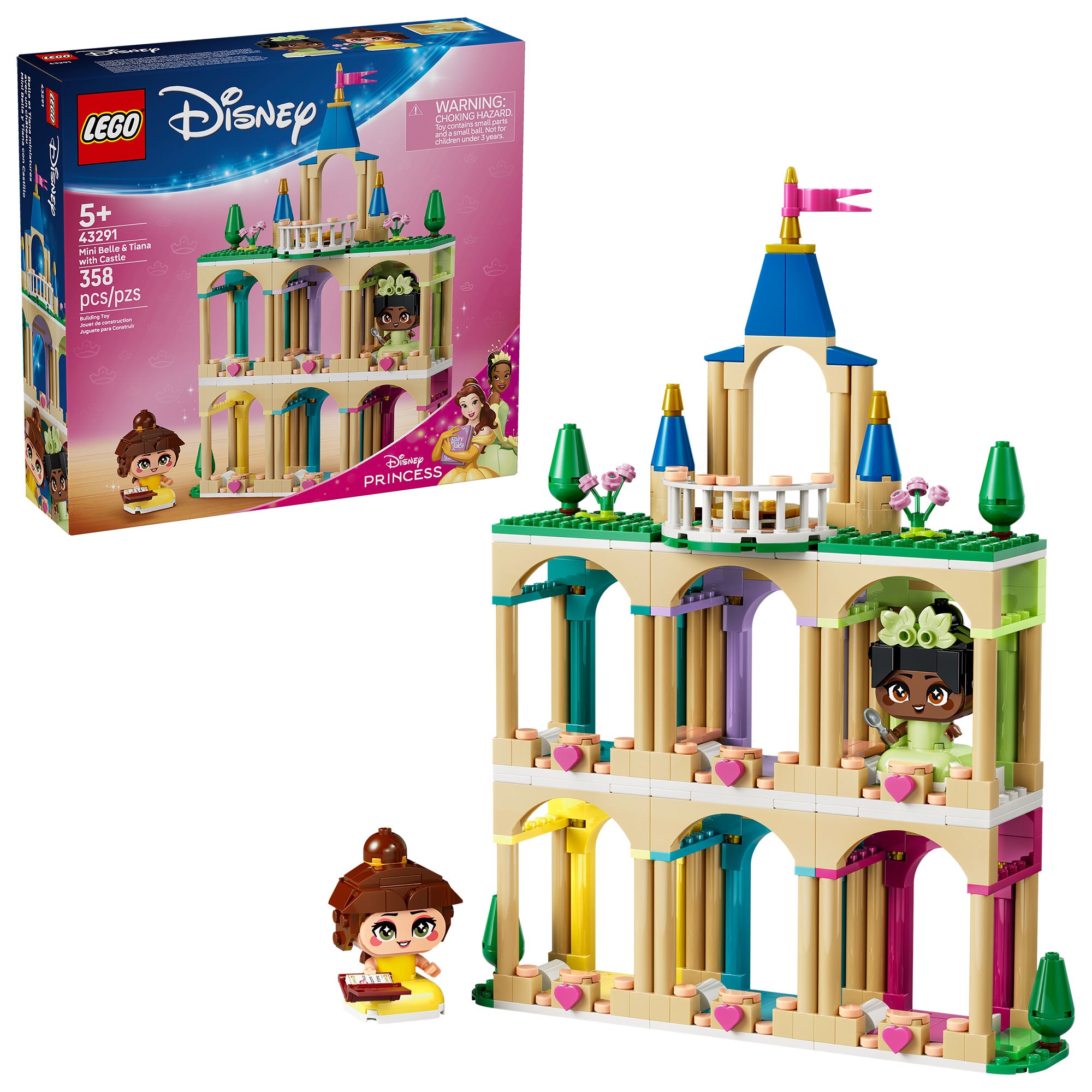 Mini Bella y Tiana con Castillo