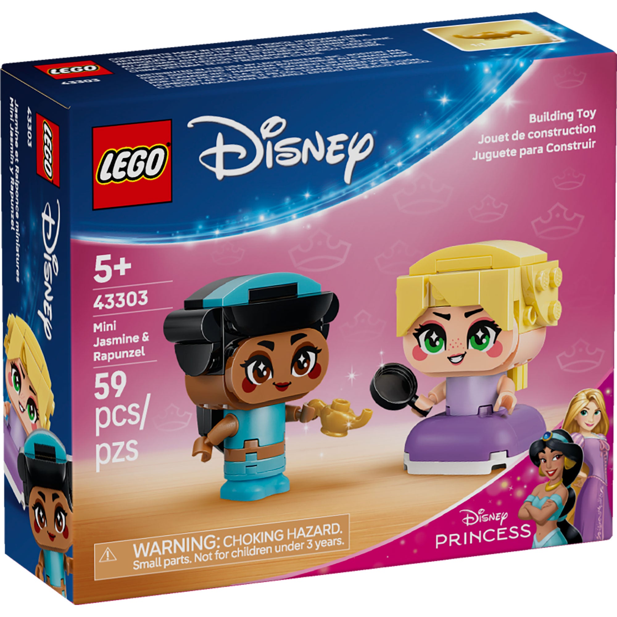Mini Jasmine y Rapunzel