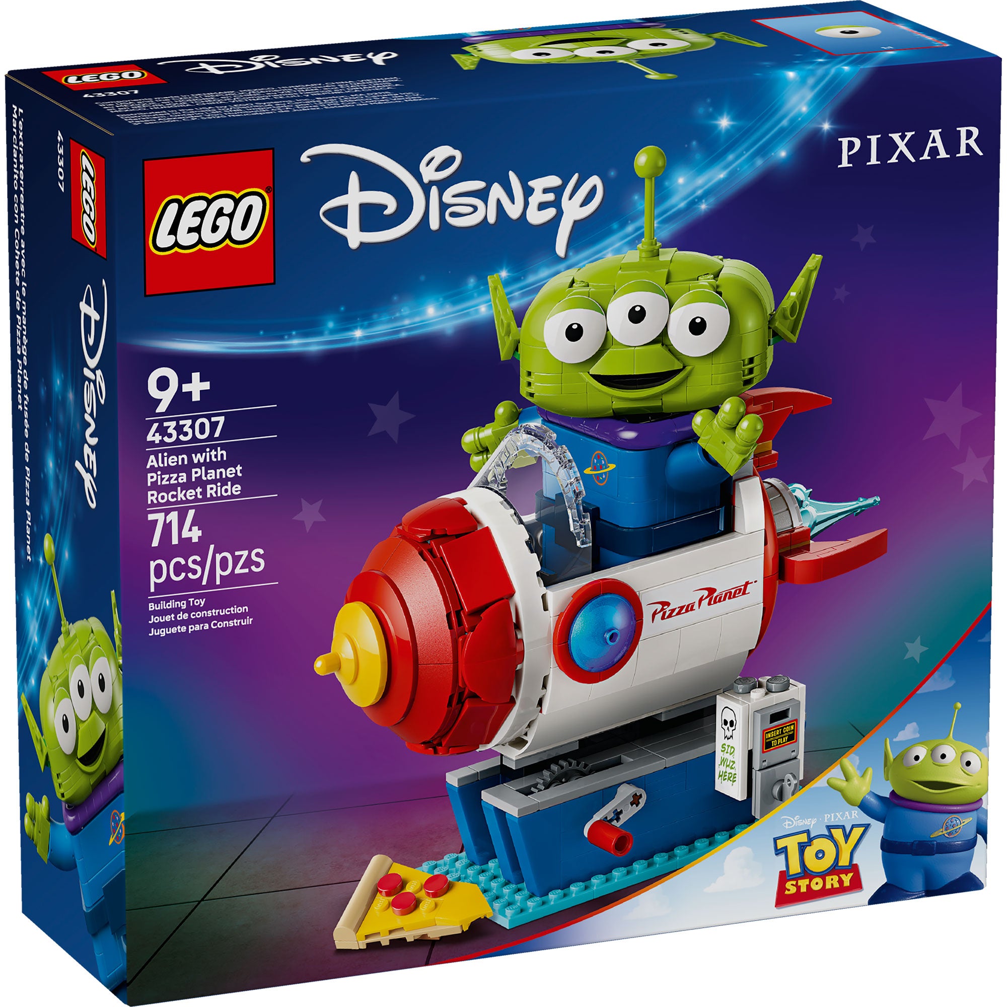 Marcianito con Cohete de Pizza Planet