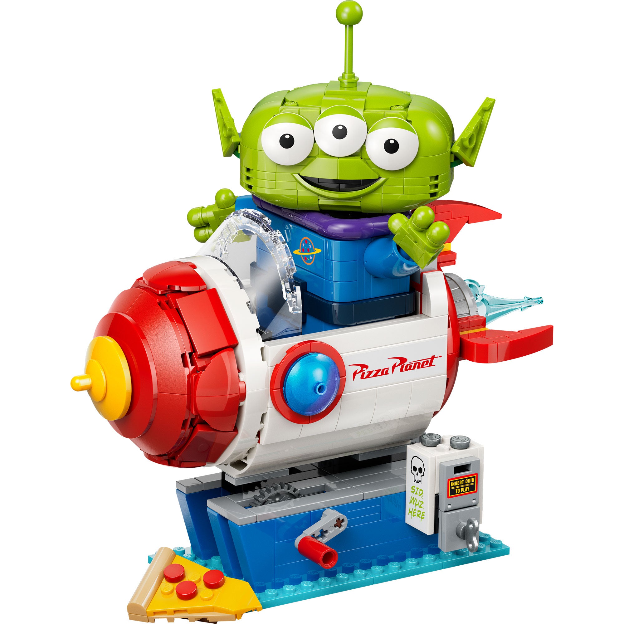 Marcianito con Cohete de Pizza Planet