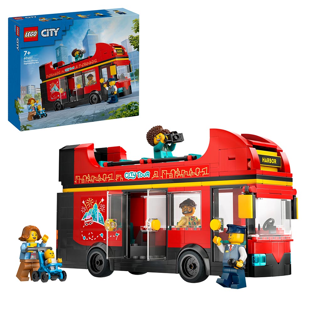 Bus Tur­ístico Rojo de Dos Plantas