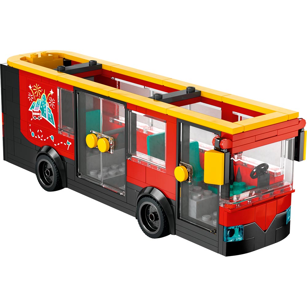 Bus Tur­ístico Rojo de Dos Plantas