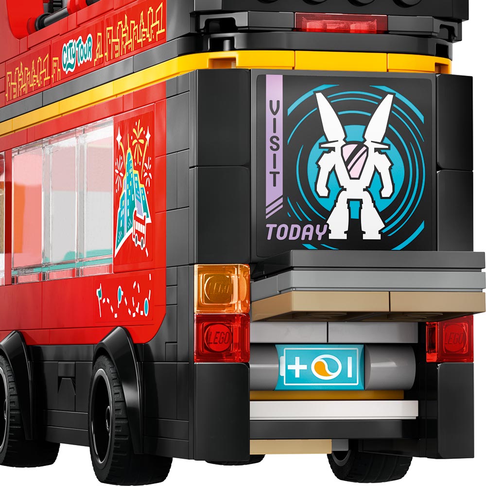 Bus Tur­ístico Rojo de Dos Plantas