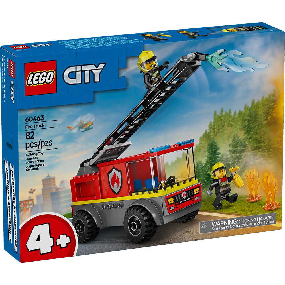 Camión de Bomberos con Escalera