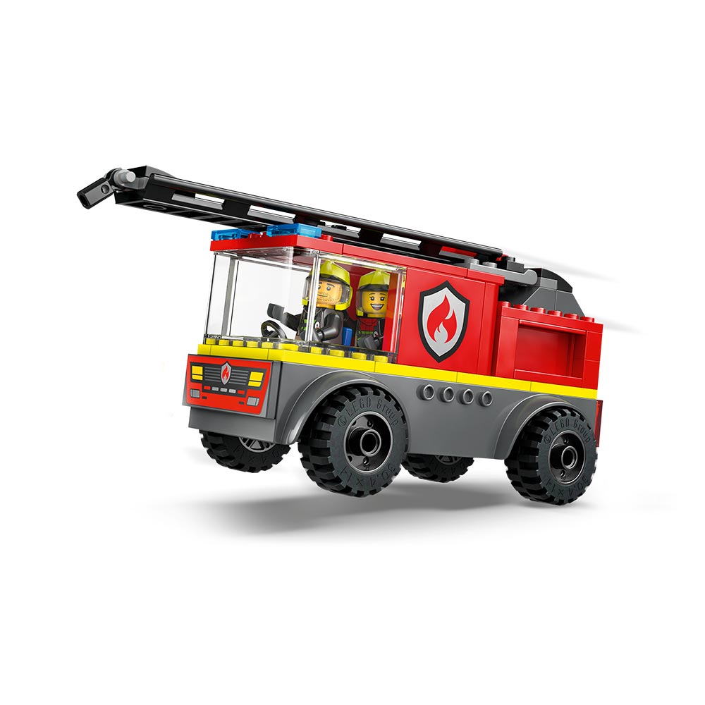 Camión de Bomberos con Escalera