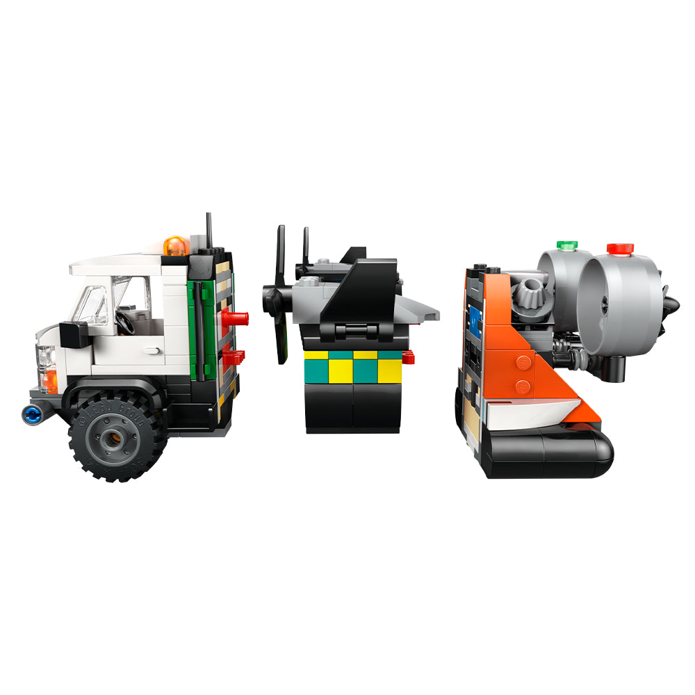 Remix: Avión, Camión Técnico y Aerodeslizador