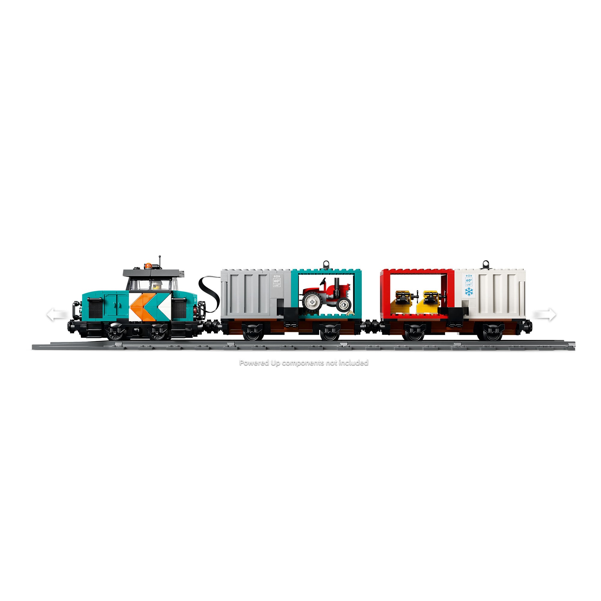 Tren de Mercancías del Puerto con Grúa y Camión
