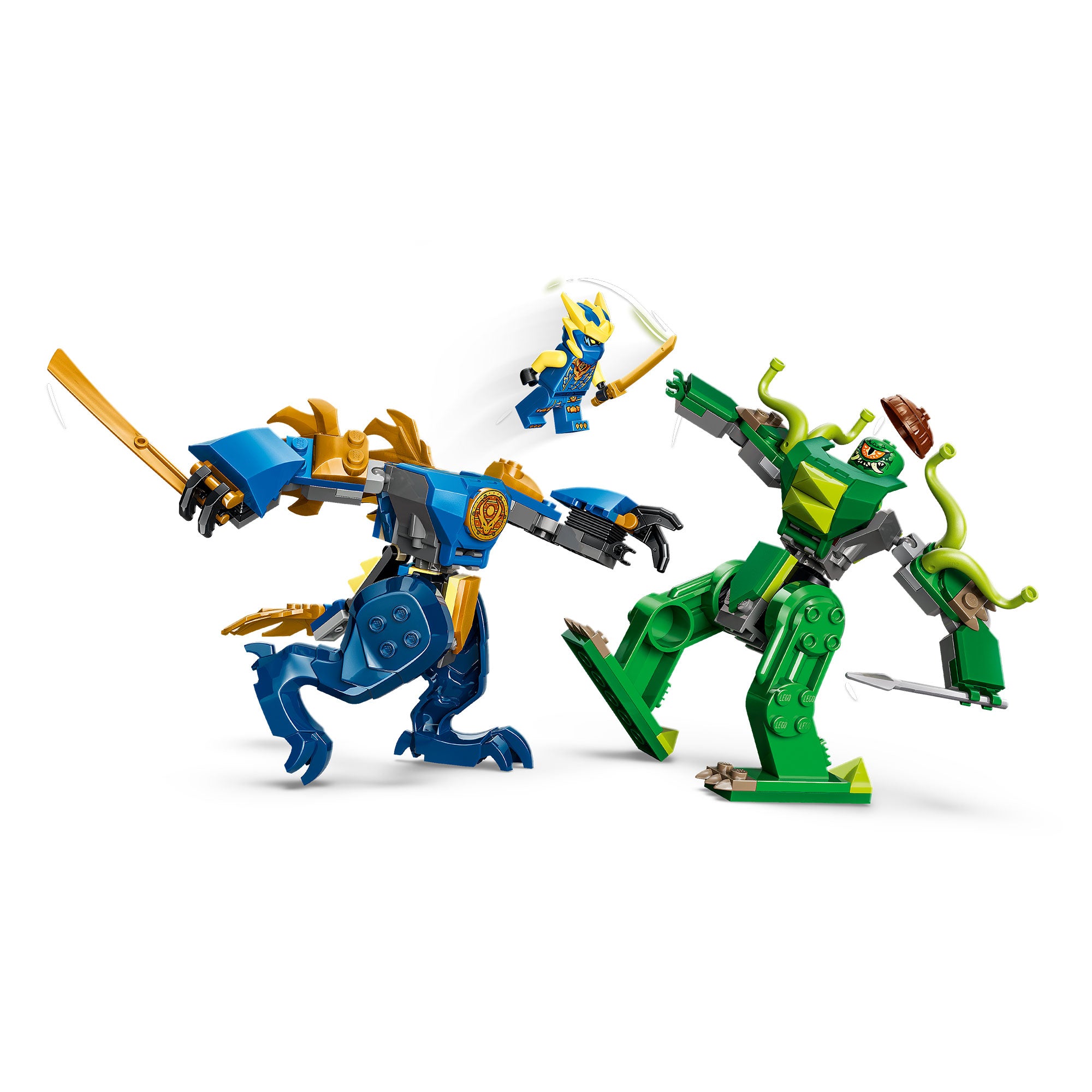 Combate del Mech-Dragón de Jay