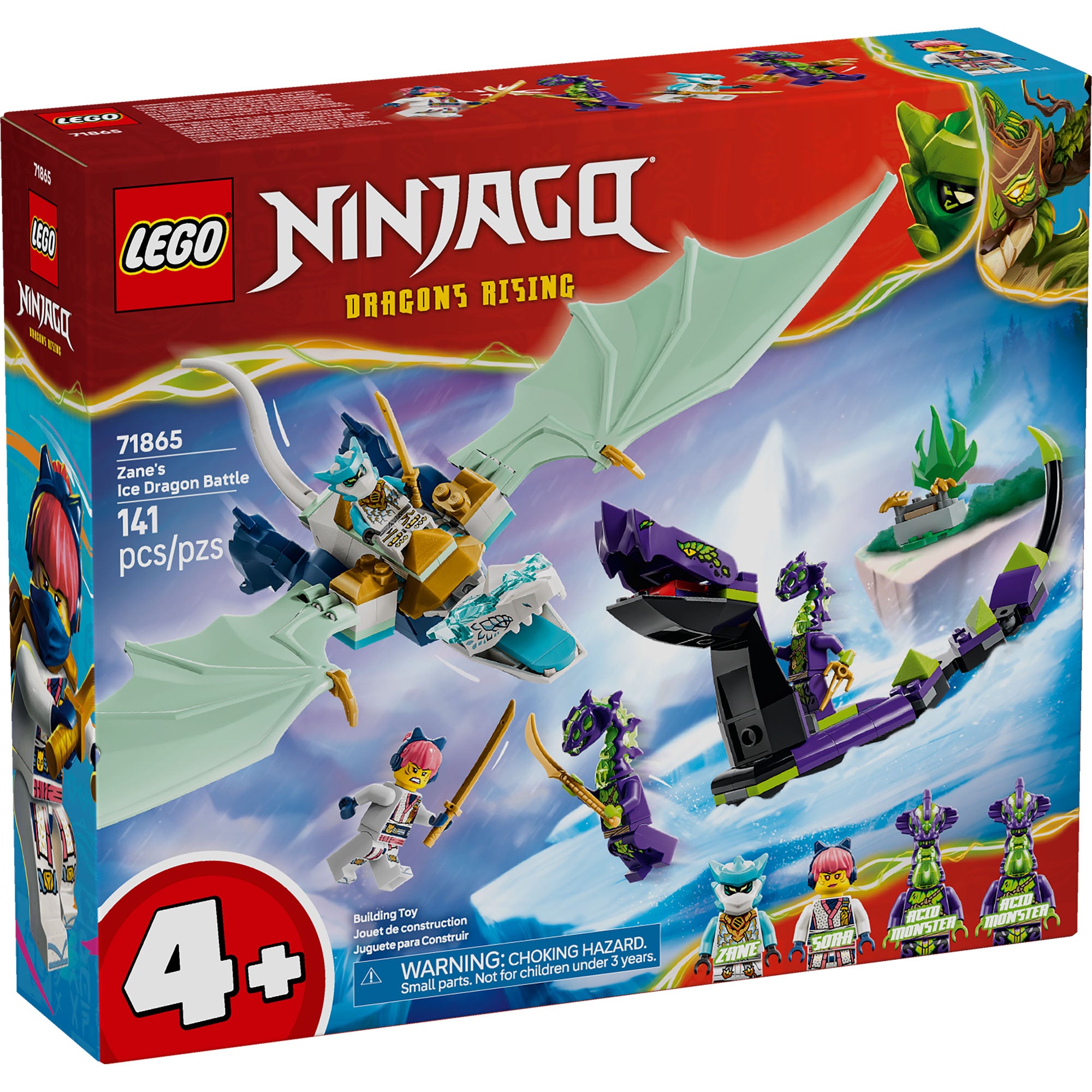 Batalla de Zane y el Dragón de Hielo