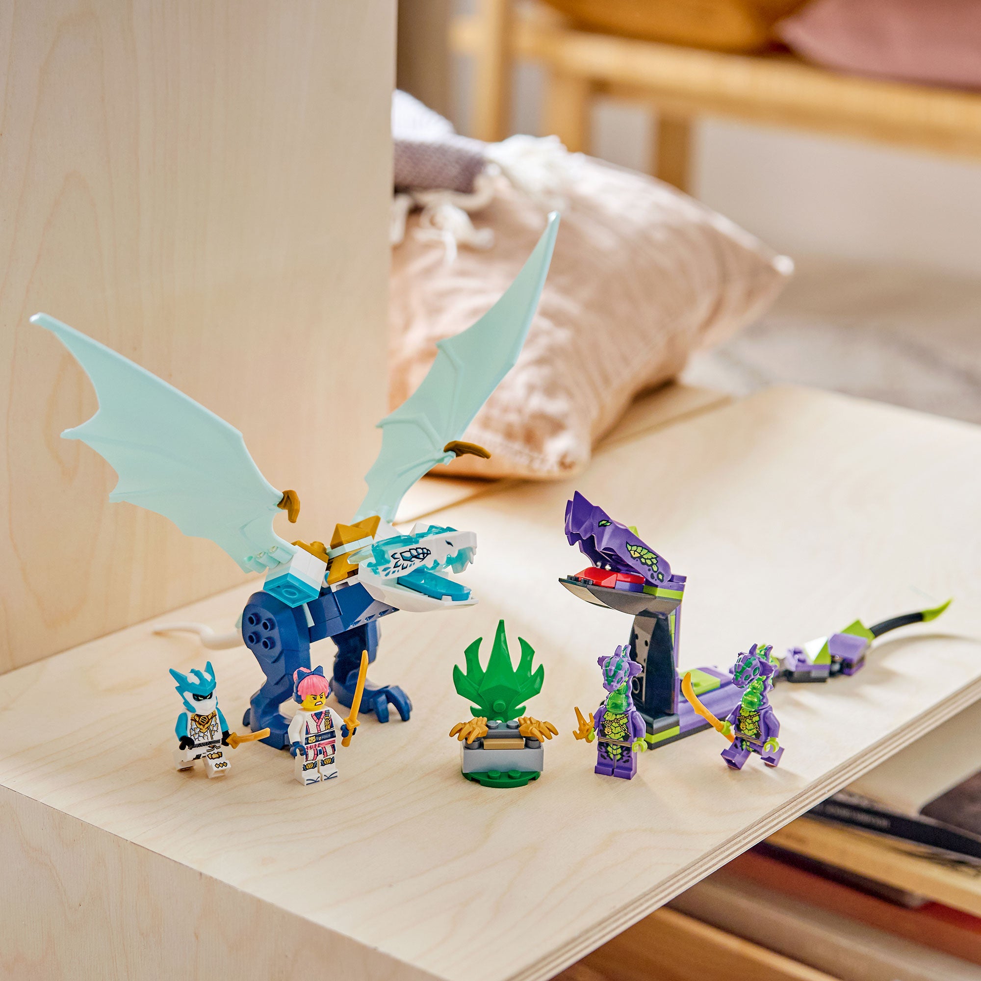 Batalla de Zane y el Dragón de Hielo