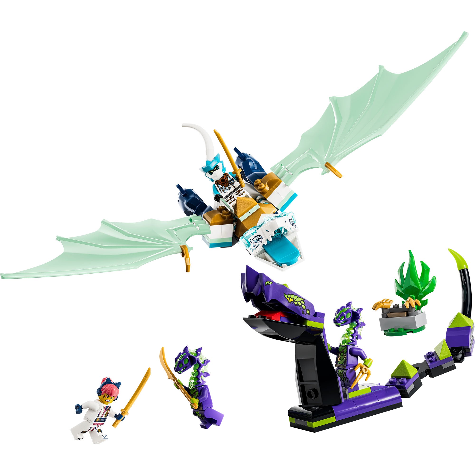 Batalla de Zane y el Dragón de Hielo