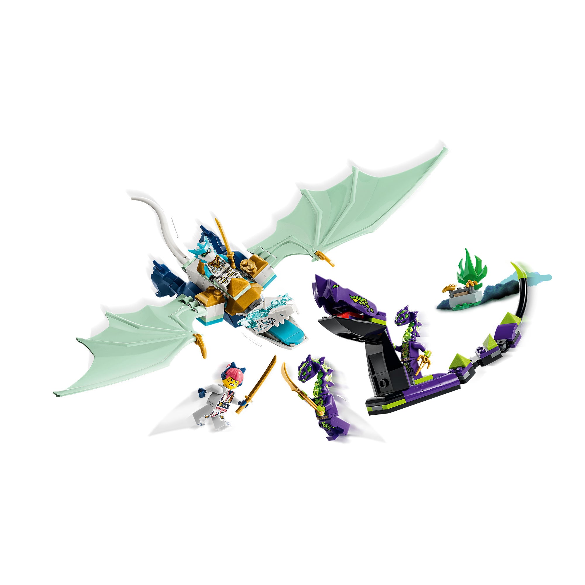 Batalla de Zane y el Dragón de Hielo