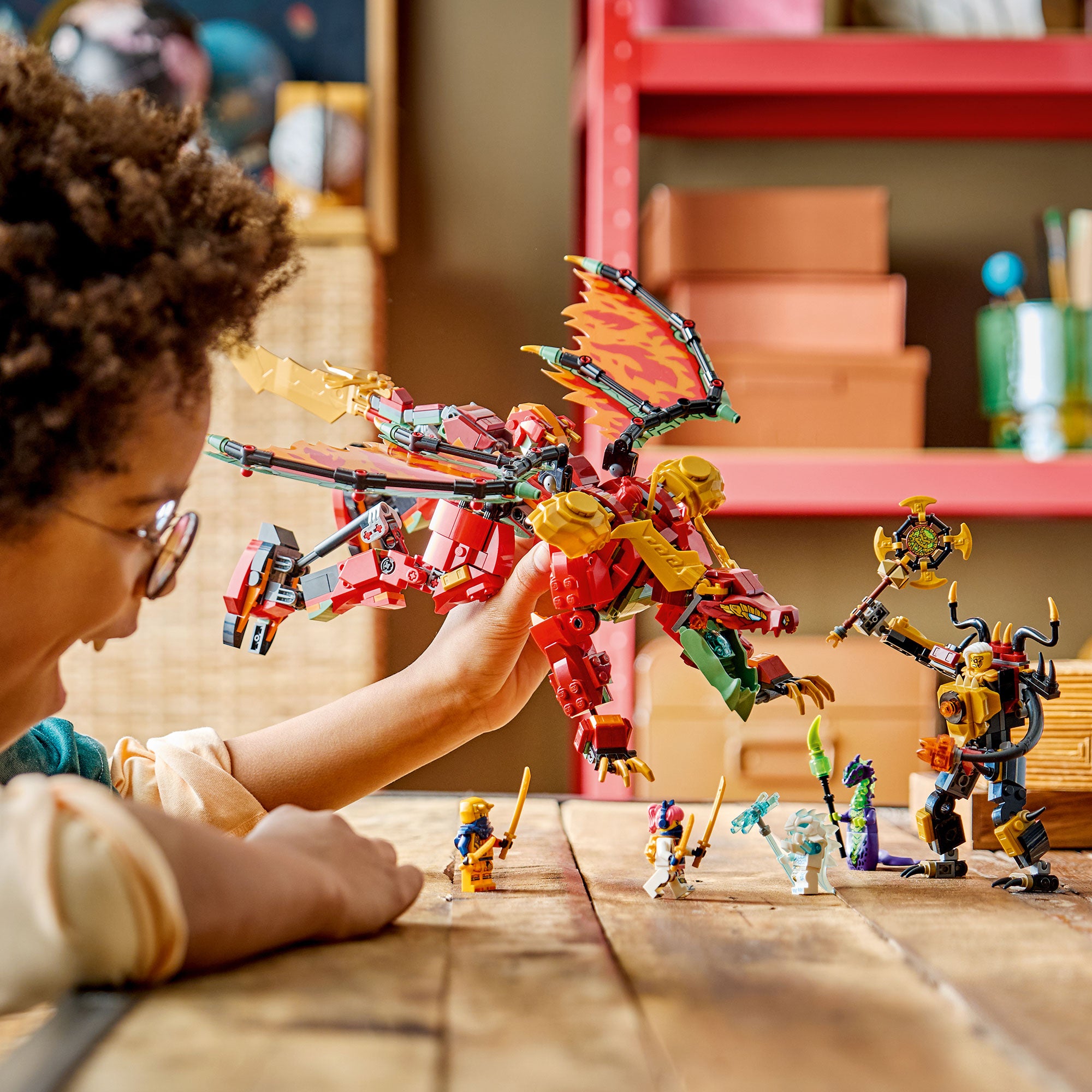 Mech Dragón Transformable de Wyldfyre