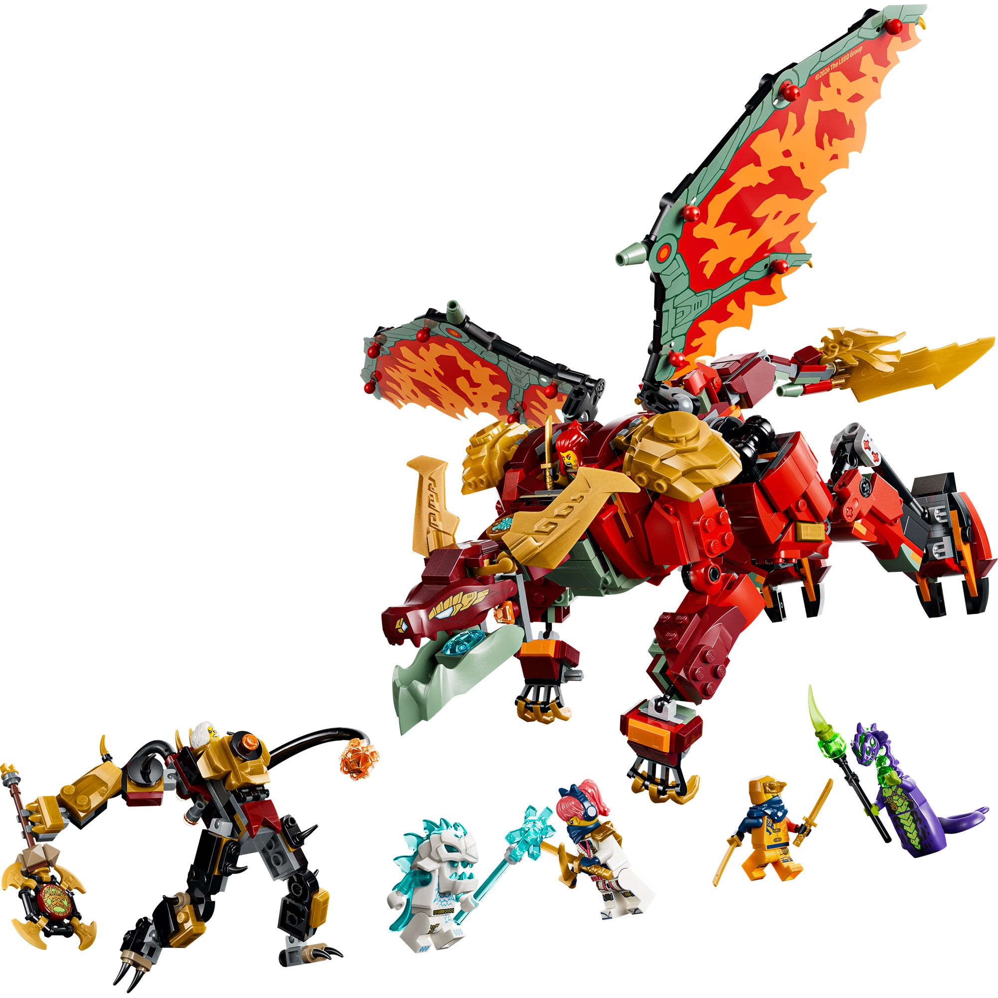 Mech Dragón Transformable de Wyldfyre
