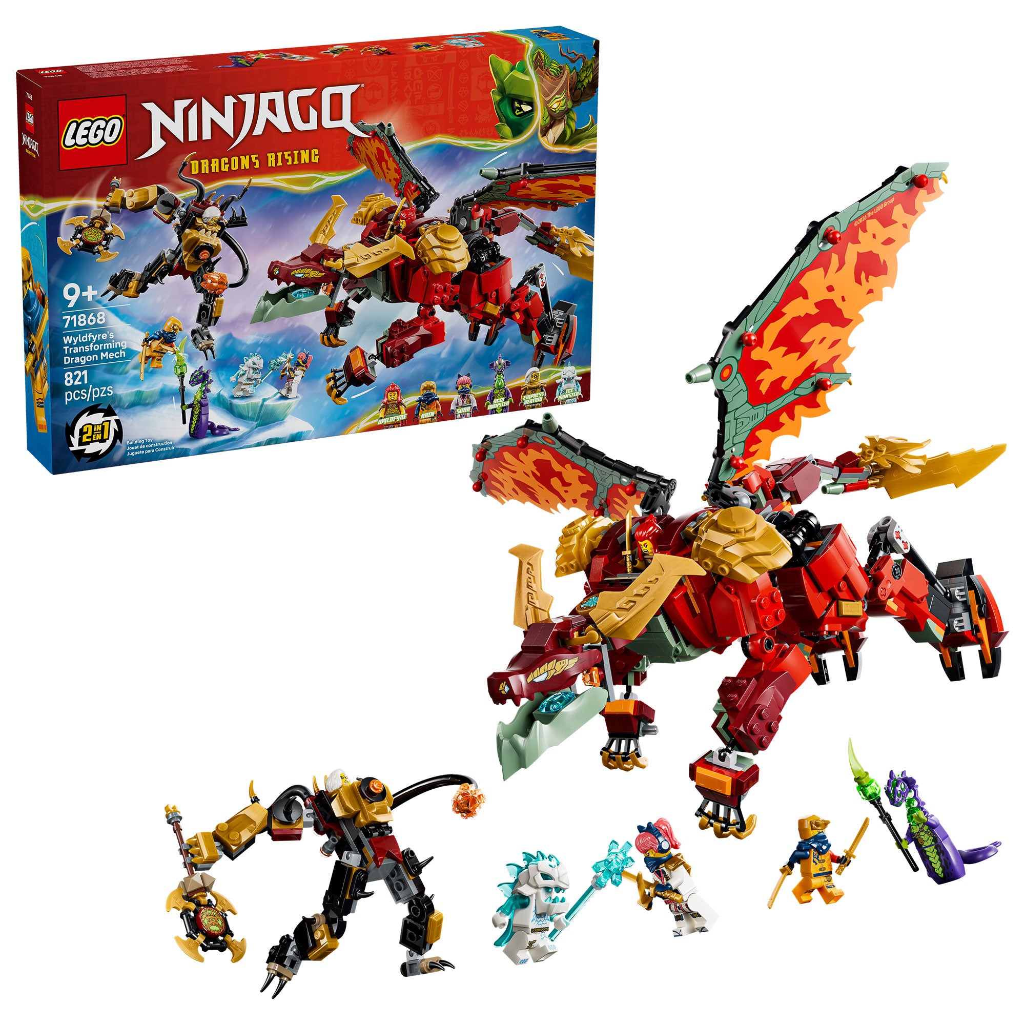 Mech Dragón Transformable de Wyldfyre