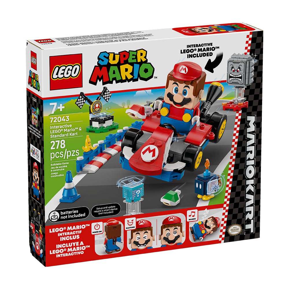 Mario Kart™ – LEGO® Mario™ interactivo y Kart estándar