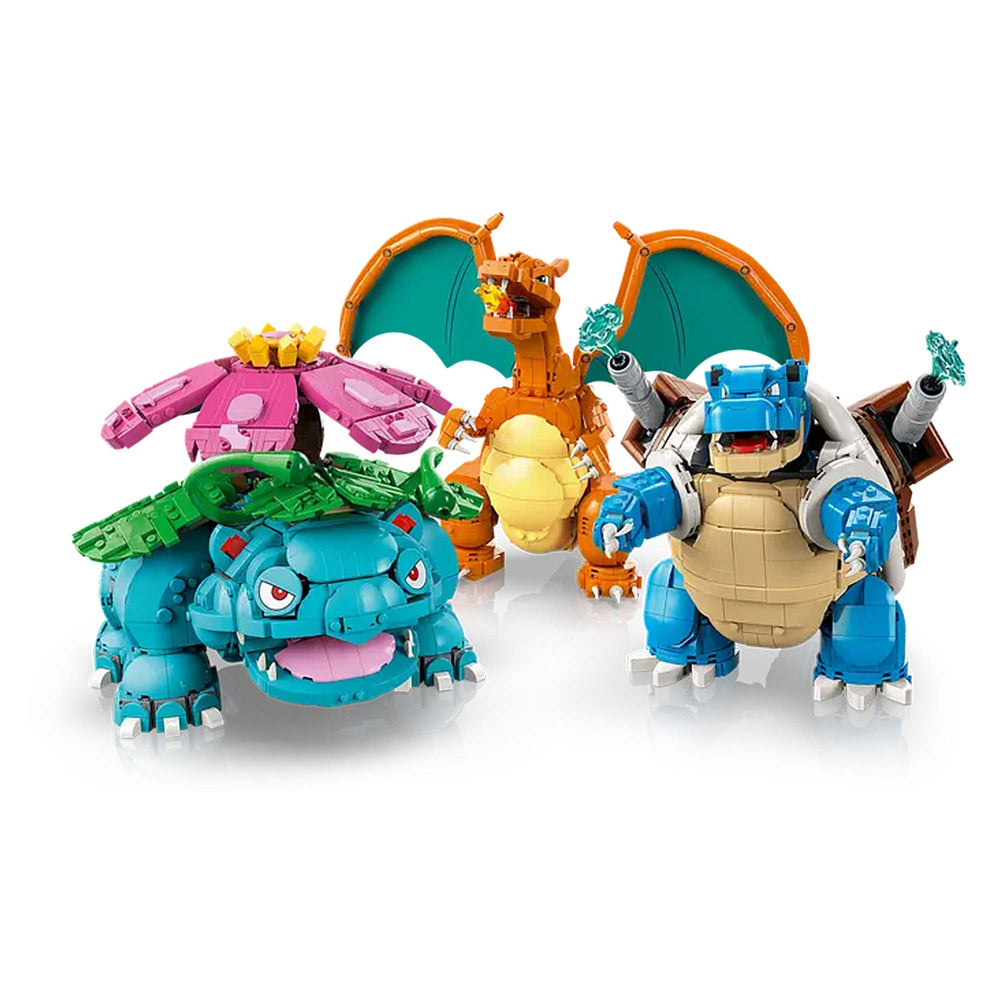 Venusaur, Charizard y Blastoise