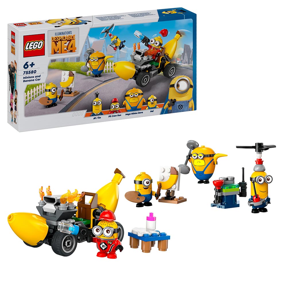 Minions y Auto Banana