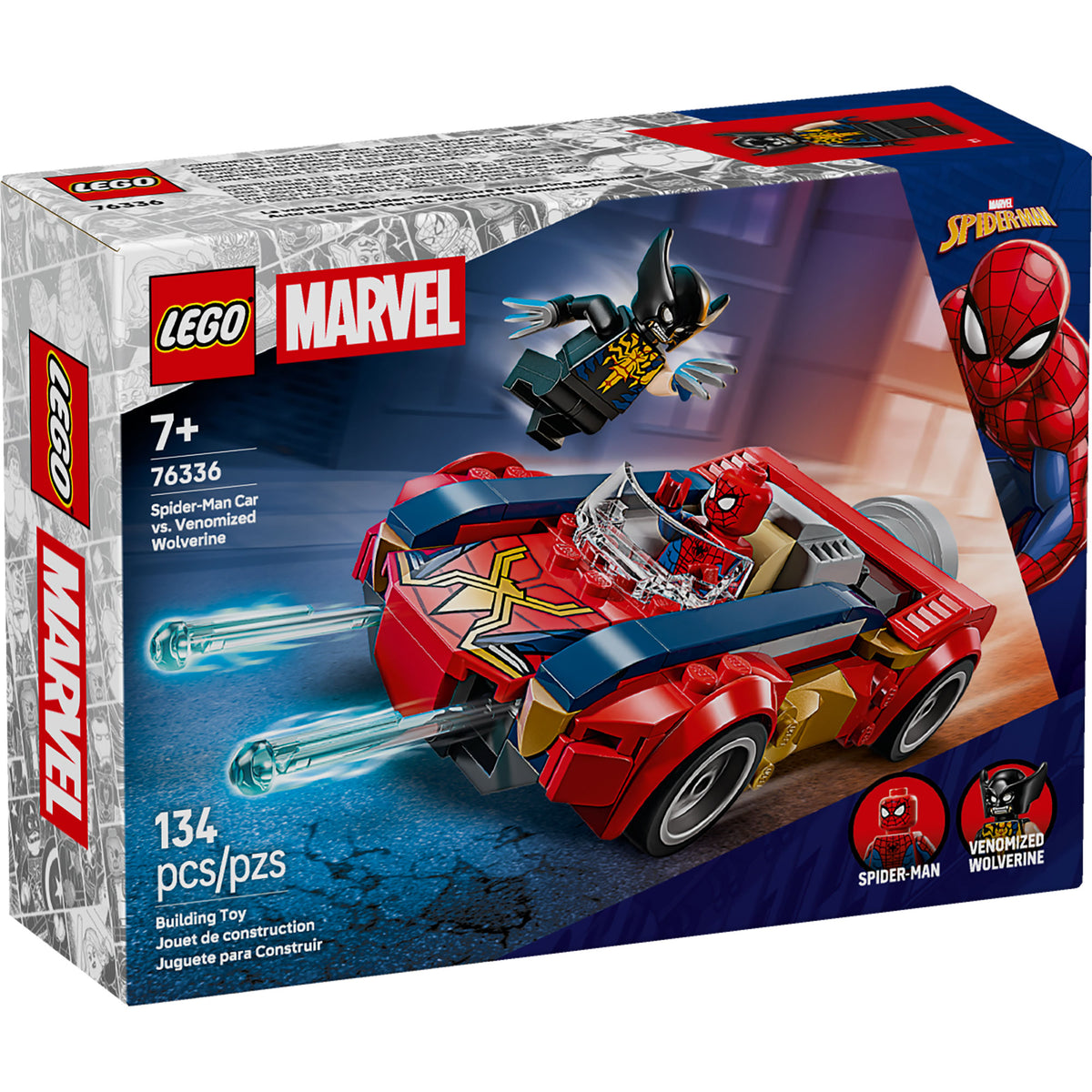 Lemaco レマコ DB103 174-9 クリーム・赤・黒 HO-047 Auto de Spider-Man vs. Wolverine Venomizado — LEGO Chile