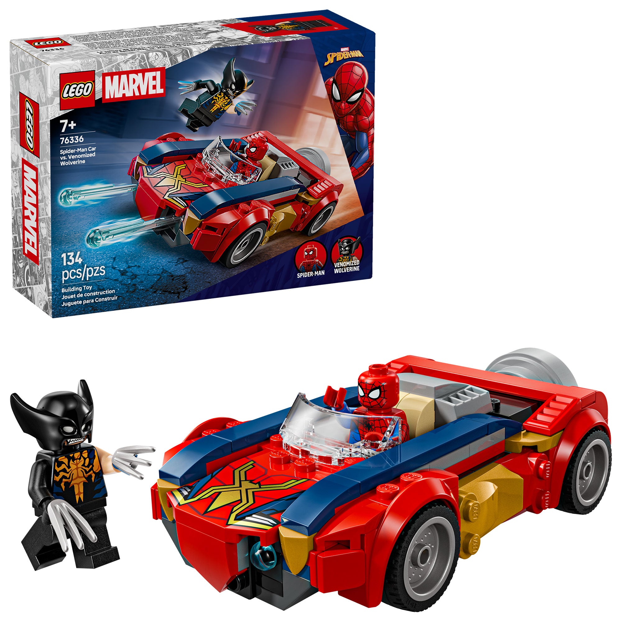 Auto de Spider-Man vs. Wolverine Venomizado