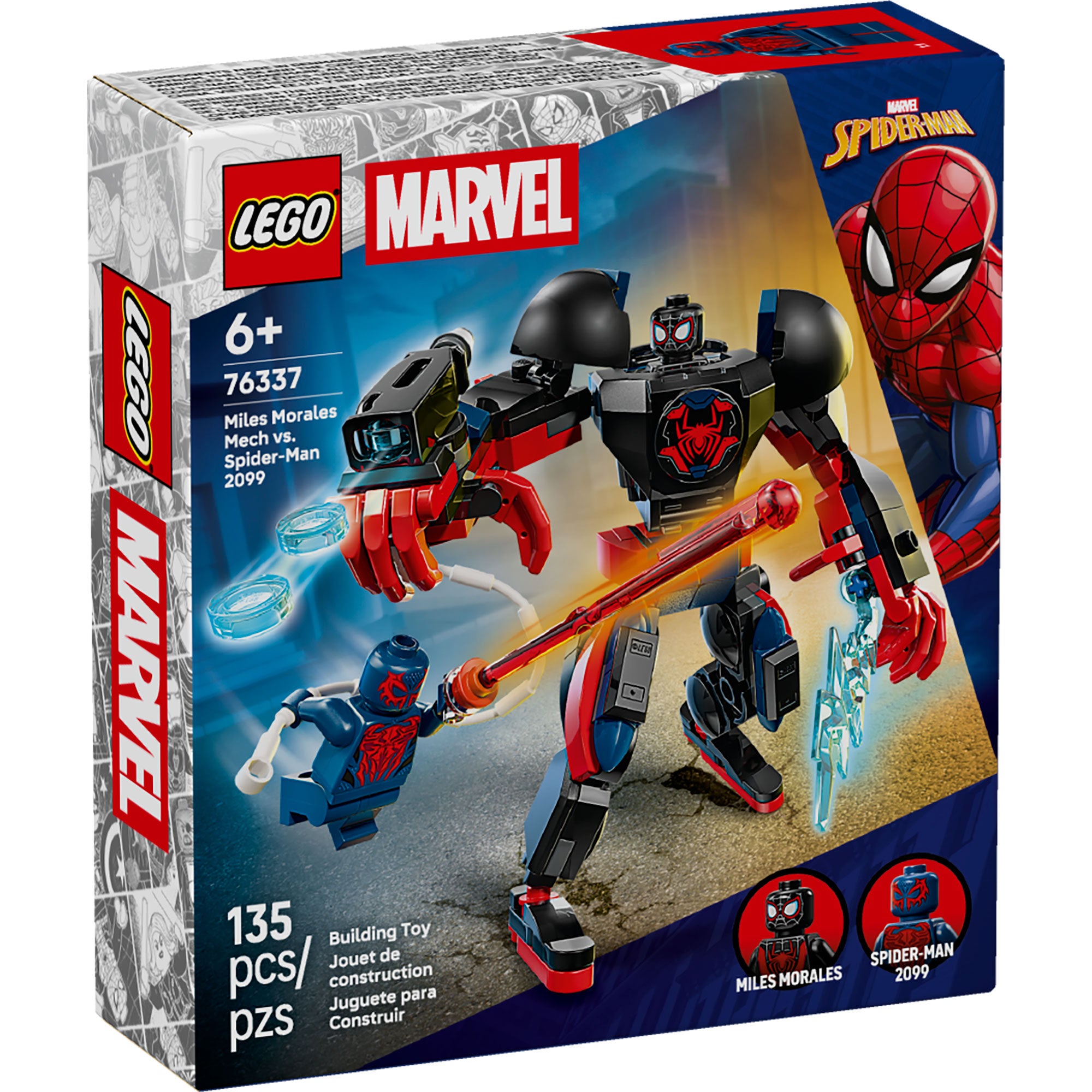 Armadura Robótica de Miles Morales vs. Spider-Man 2099