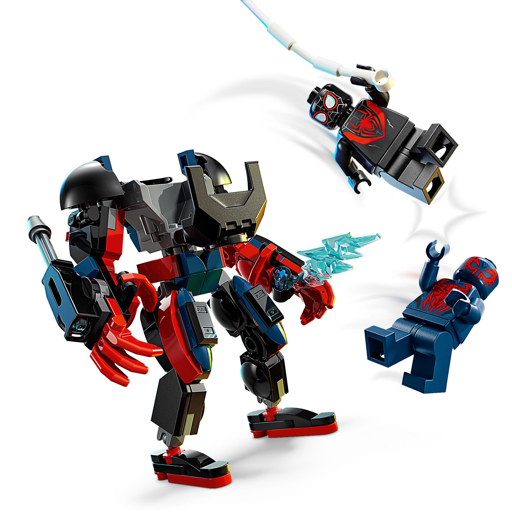 Armadura Robótica de Miles Morales vs. Spider-Man 2099