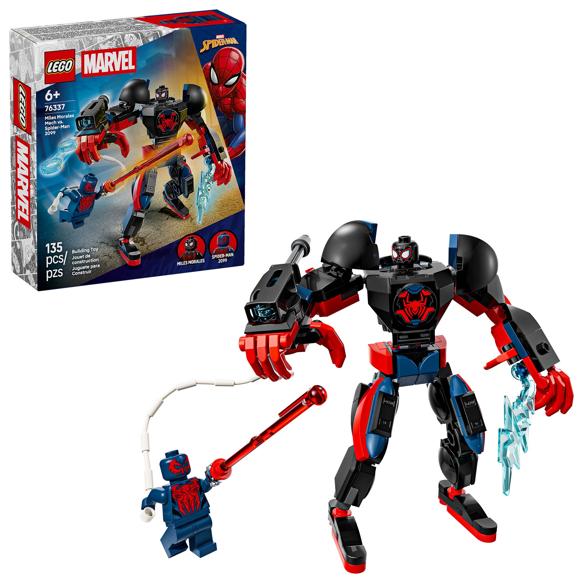 Armadura Robótica de Miles Morales vs. Spider-Man 2099