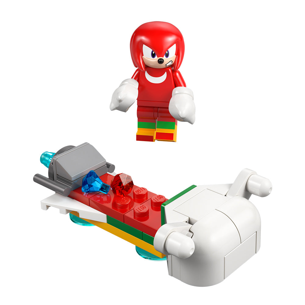 Knuckles vs. Mech Egg Crusher del Dr. Eggman