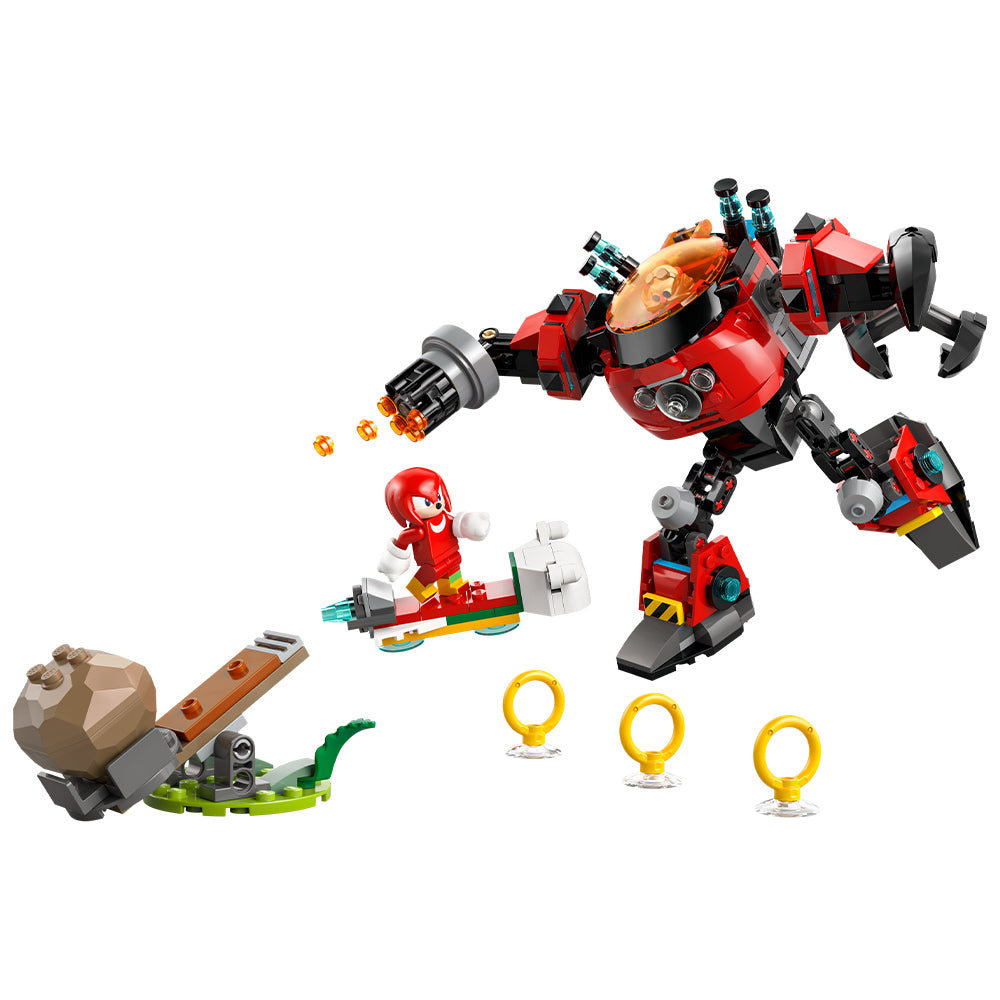 Knuckles vs. Mech Egg Crusher del Dr. Eggman