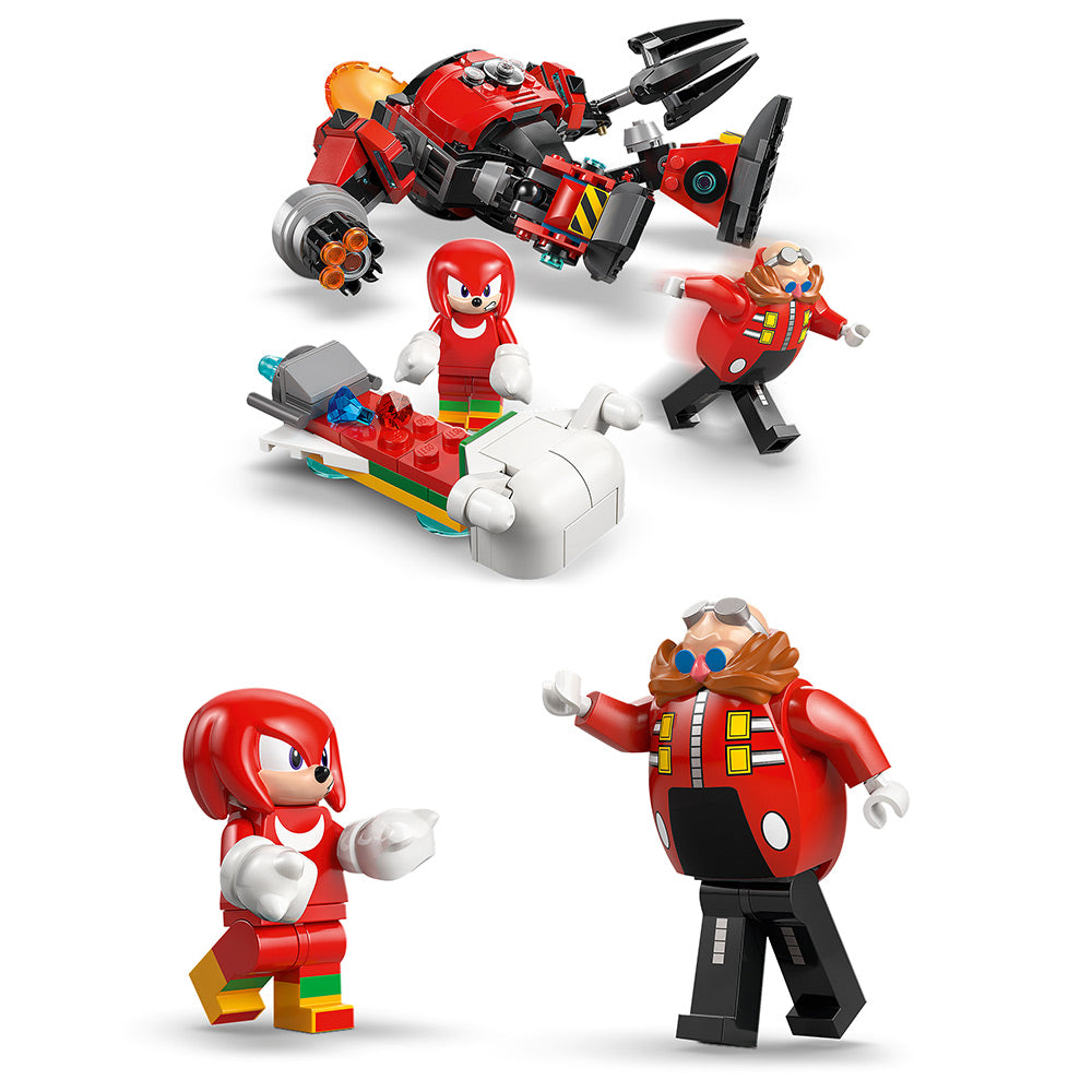 Knuckles vs. Mech Egg Crusher del Dr. Eggman