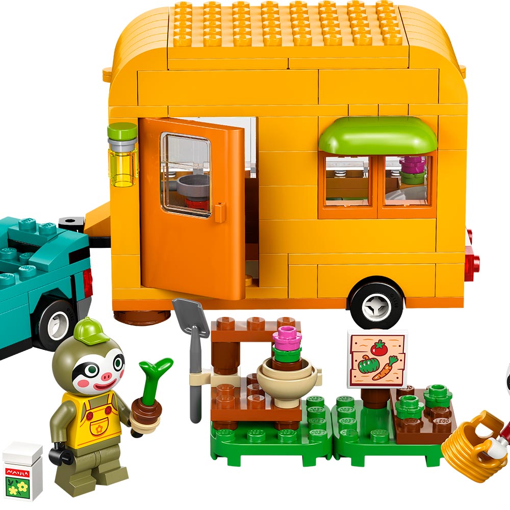 Caravana de Gandulio y tienda de jardinería