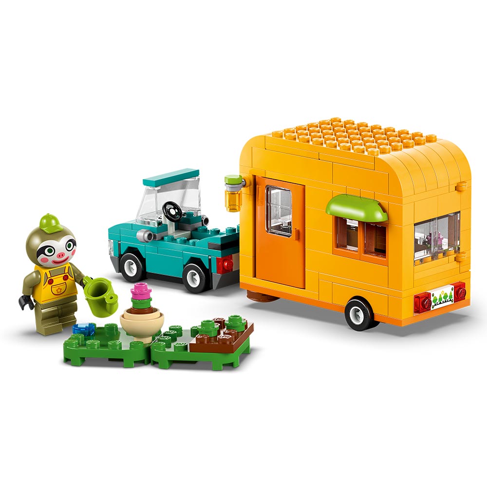 Caravana de Gandulio y tienda de jardinería