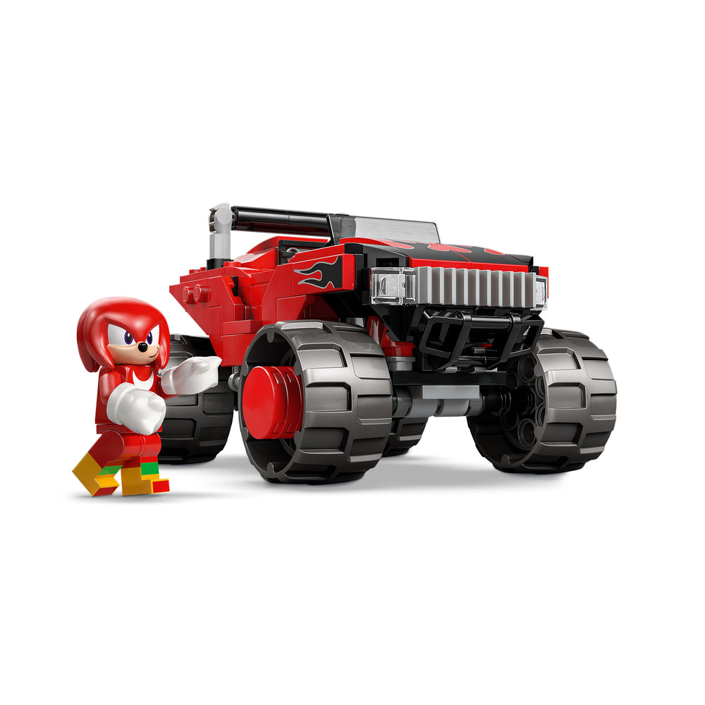 Auto de Silver vs. Monster Truck de Knuckles