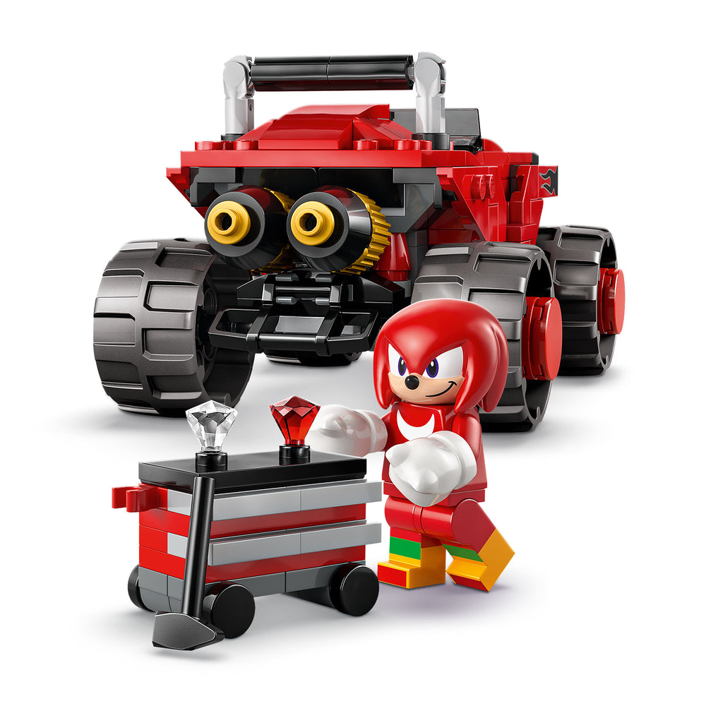 Auto de Silver vs. Monster Truck de Knuckles