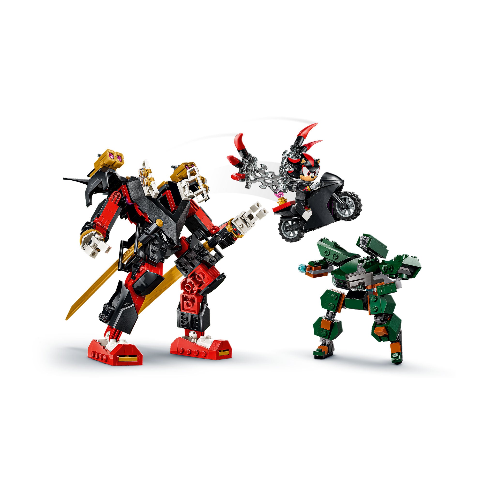 Mech de Shadow vs. G.U.N. Trooper