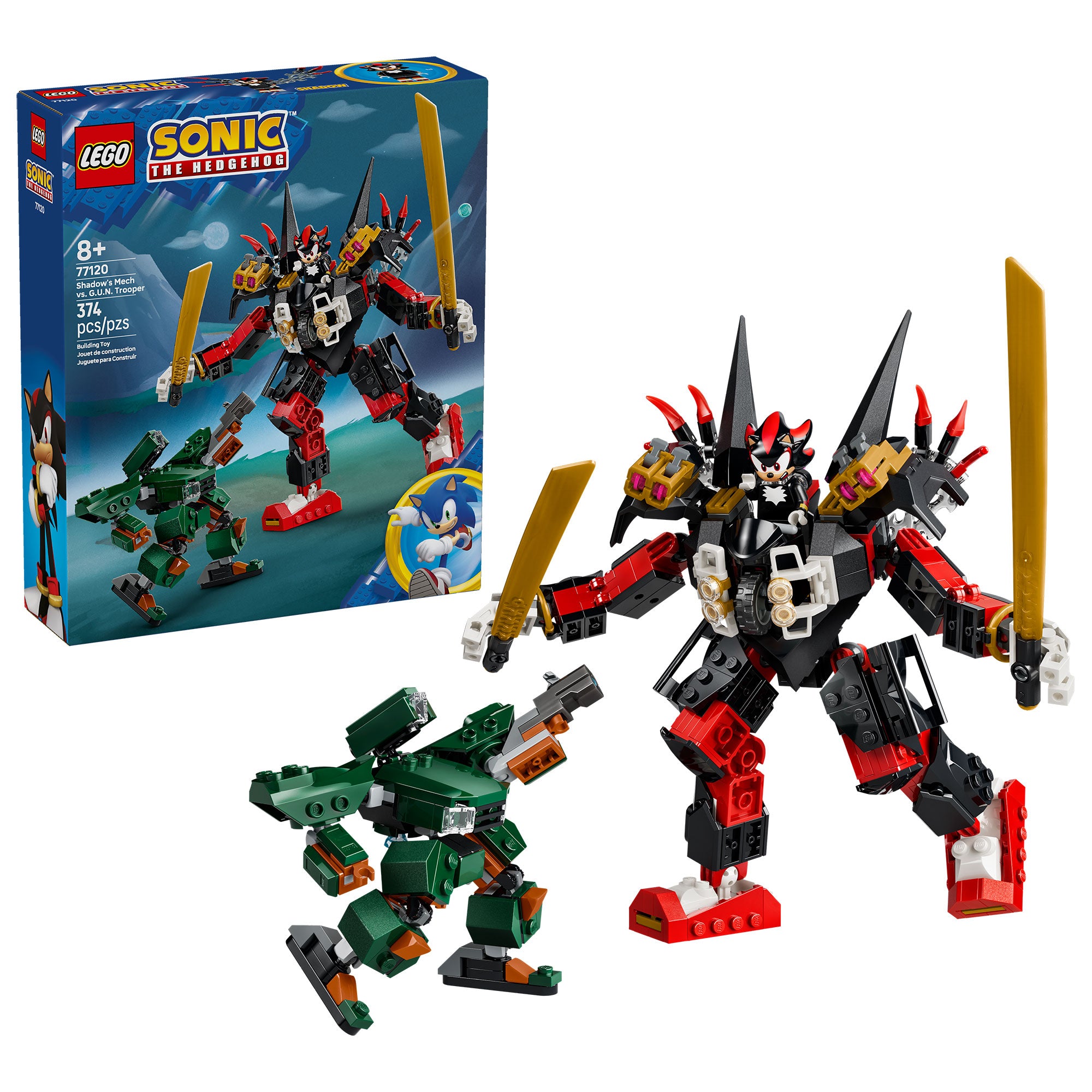 Mech de Shadow vs. G.U.N. Trooper