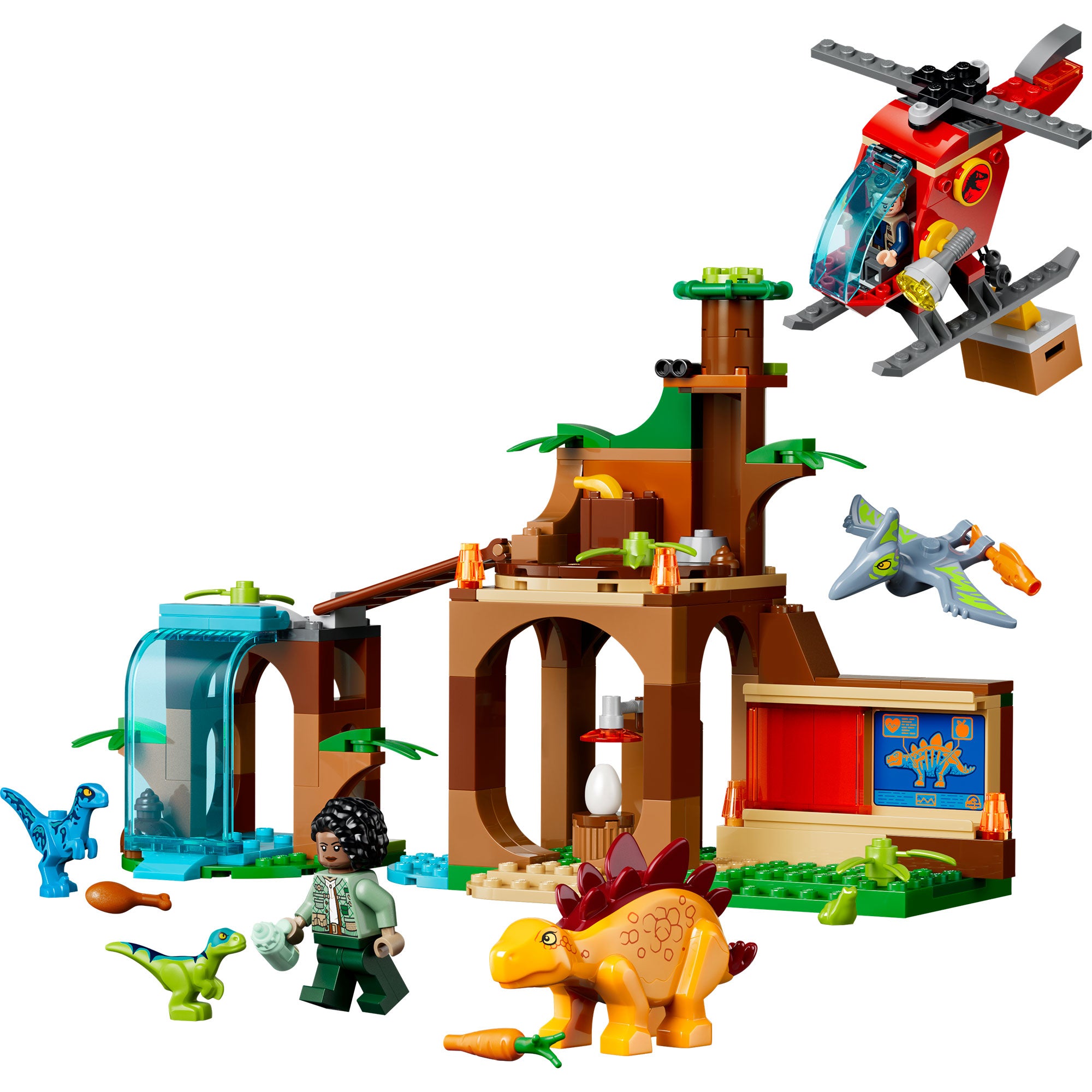 Velocirraptor, Stegosaurus y Pteranodon: Misión de Rescate