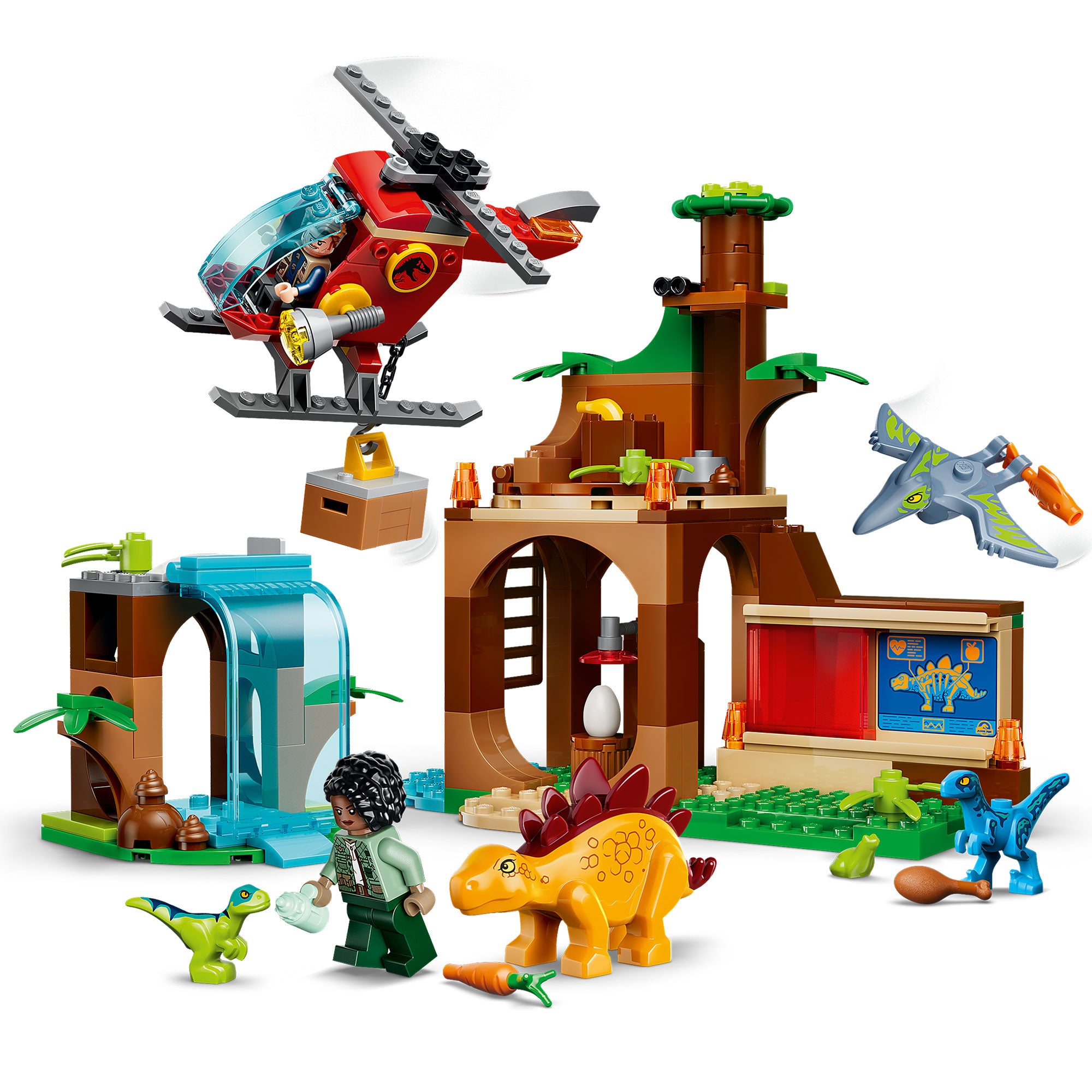 Velocirraptor, Stegosaurus y Pteranodon: Misión de Rescate