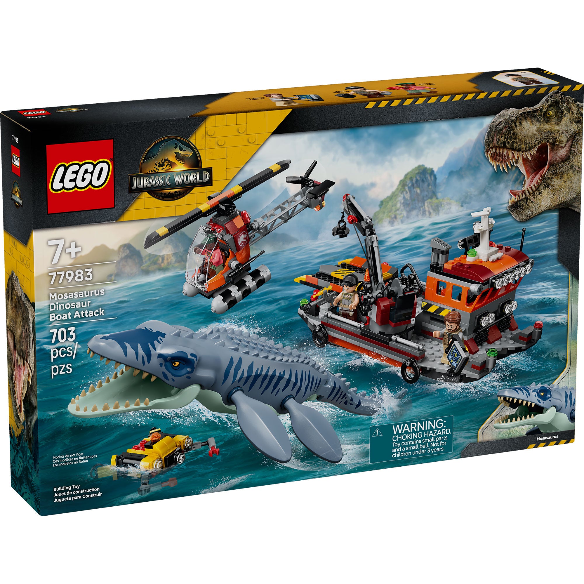 Ataque del Dinosaurio Marino Mosasaurus