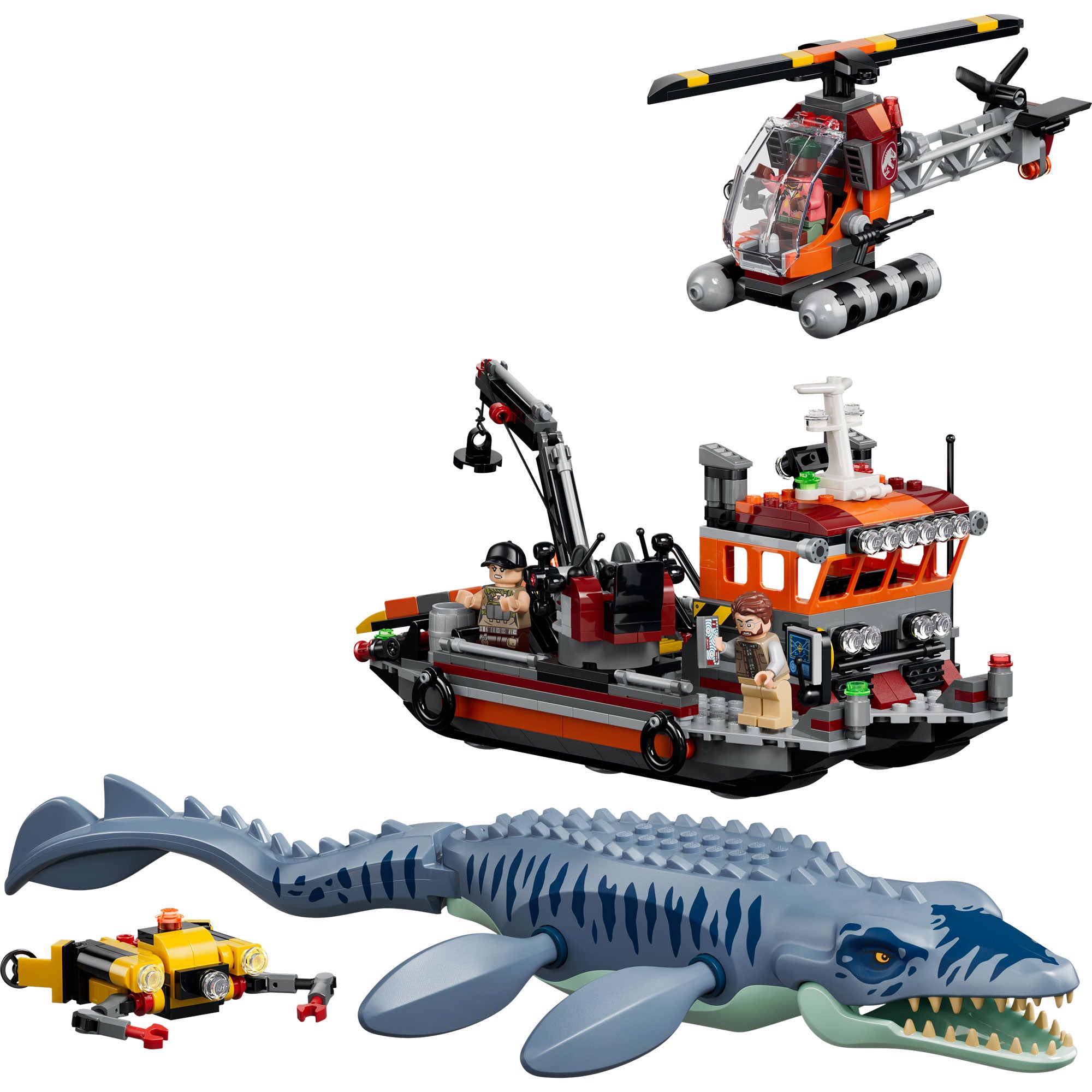 Ataque del Dinosaurio Marino Mosasaurus