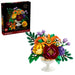 LEGO Botanical Arreglo Floral con 14 flores de colores en jarrón blanco decorativo