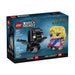 Figuras LEGO BrickHeadz 40802 de Luna Lovegood y Thestral de Harry Potter sobre bases de exhibición