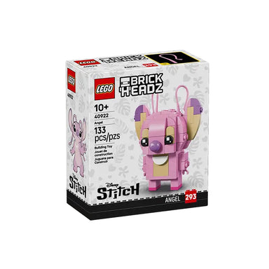 Figura LEGO BrickHeadz 40922 de Ángela de Lilo & Stitch con orejas grandes y color rosa