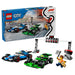 Set LEGO City Parrilla de F1 con Autos de Carreras VCARB y Sauber, incluye puente de luces con panel deslizante, trofeo y minifiguras de pilotos y director de carrera; 313 piezas ideales para niños desde 6 años, perfecto para recrear salidas y competiciones de Formula 1®.